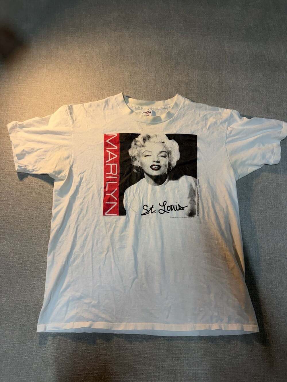 Vintage 1990 Marilyn Monroe St. Louis Graphic T-Shirt